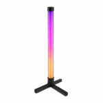 Black 40 cm RGB Light Bar Table Lamp — White-background alternate angle