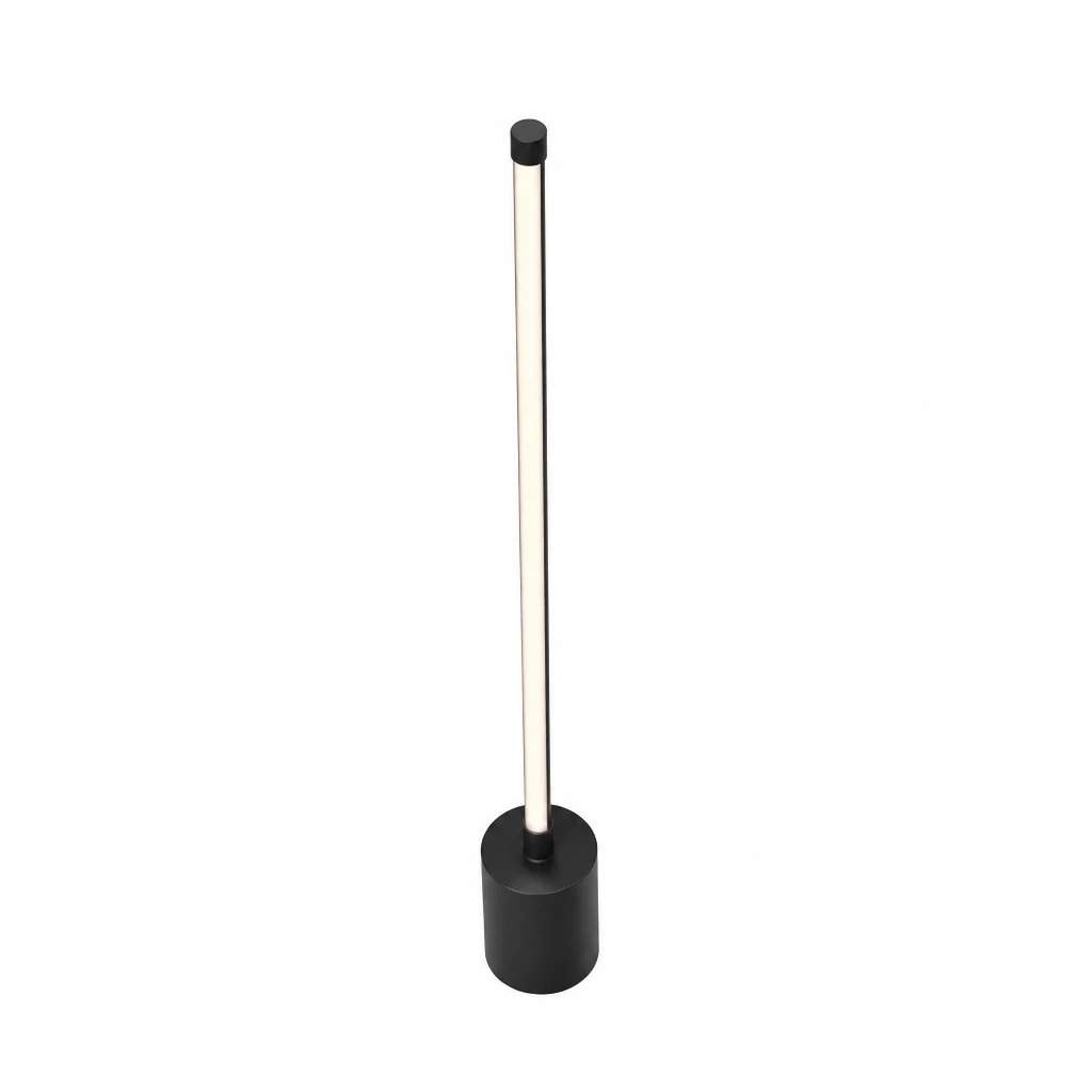 Black 50 cm USB Light Bar Table Lamp — White-background alternate angle