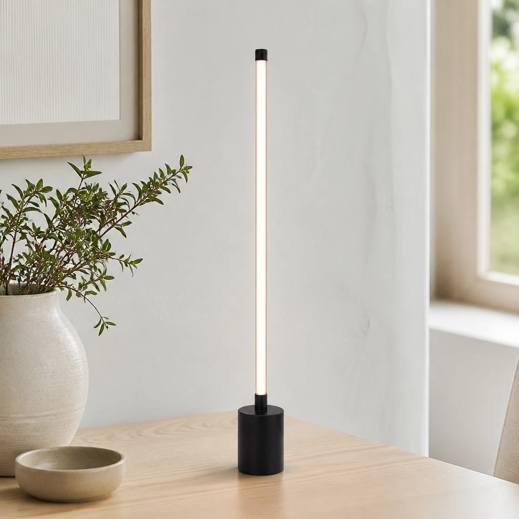Black 50 cm USB Light Bar Table Lamp — Second interior view