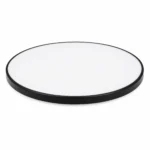 Black Round 18W LED Ceiling Light, Warm White — White-background main view