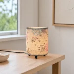 Floral Cylinder USB Table Lamp — Second interior view