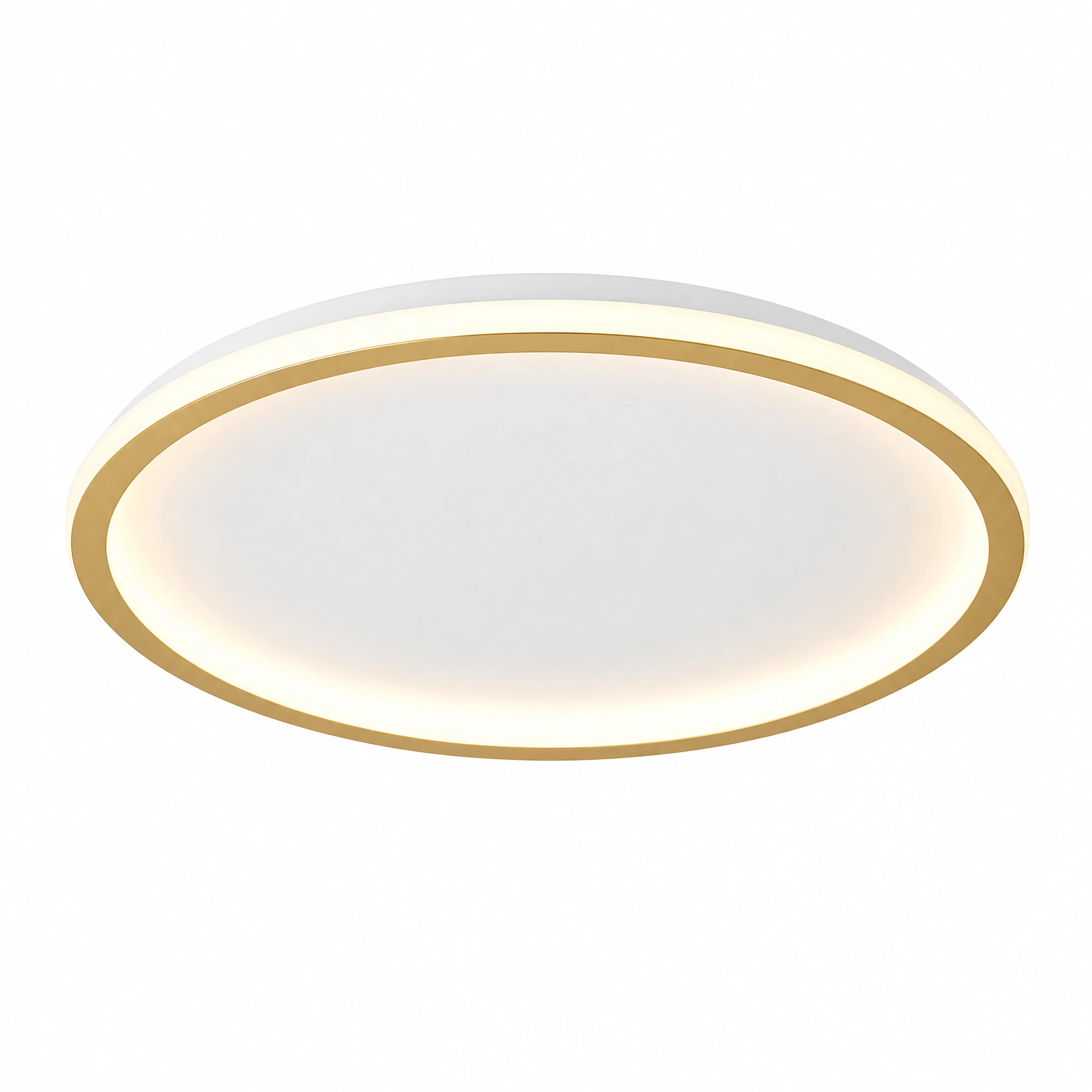 Gold 30 cm Halo LED Ceiling Light — White-background main view Gold 30 cm Halo LED Ceiling Light — White-background main view