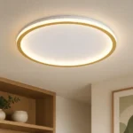 Gold 30 cm Halo LED Ceiling Light — Interior lifestyle view