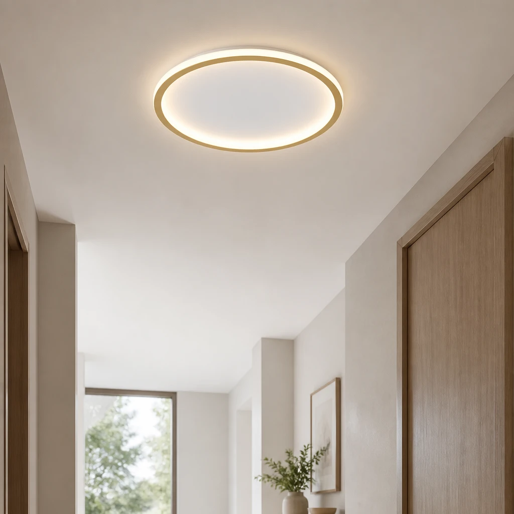 Gold 30 cm Halo LED Ceiling Light — Second interior view