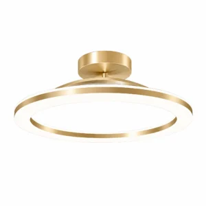 Gold 30 cm LED Ring Ceiling Light — White-background main view