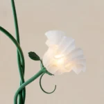 Green Three-Lily Floor Lamp — Material and construction detail