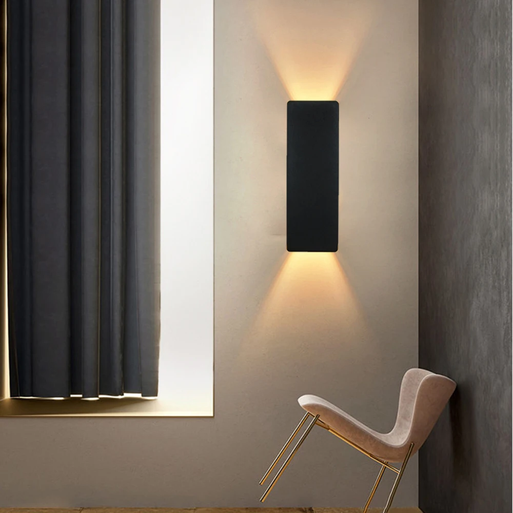 Modern Simple 6W LED Indoor Wall Lamp Bedroom Living Room Home Lighting Aisle Corridor Decoration Aluminum Wall Light AC85-265V - Image 4