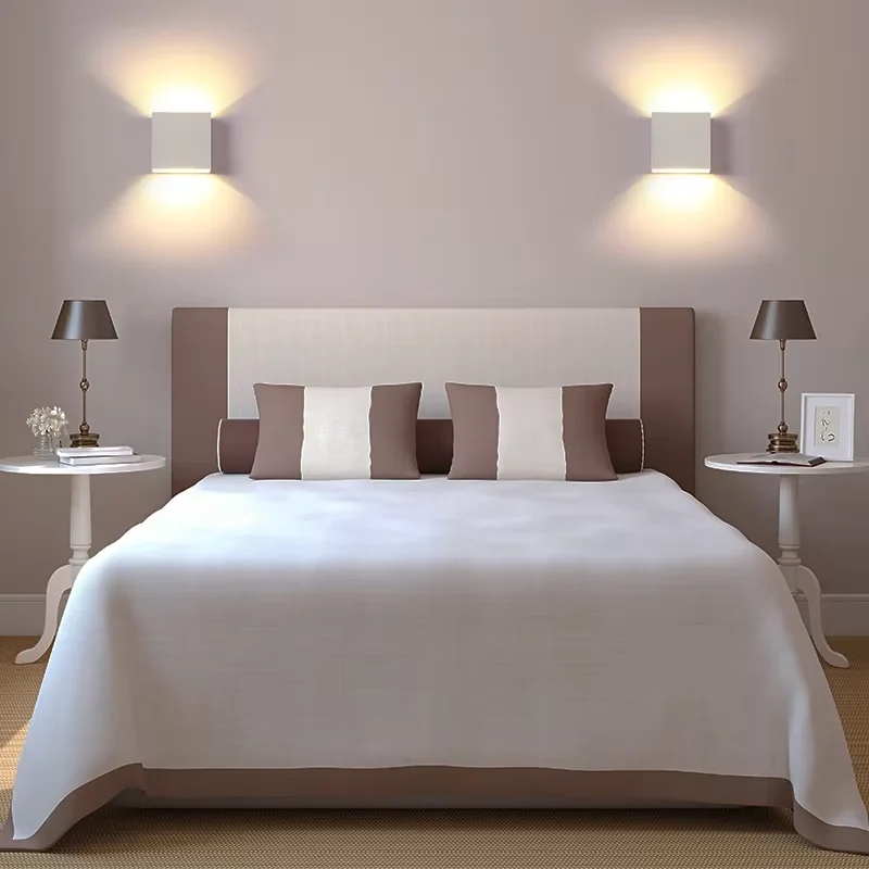 LED Wall Sconces 6W Modern Indoor Lamp White Up Down Wall Mount Lights for Home Villa Living Room Hallway Bedroom Decoration - Image 3