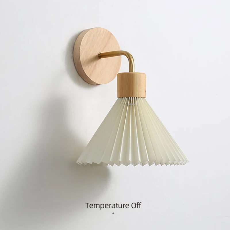 Nordic LED Wall Lamp Modern Wood Wall Light Indoor Lighting Room Decor Sconces For Bedside Bedroom Living Room Hotel E27 Bulb - Image 6