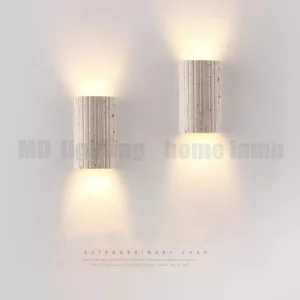 Wabi Sabi Natural Stone Wall Light for Living Room Bedroom Stairs Corridor Indoor Art Decoration Wall Lamp Home Bedside Sconces