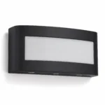 Black Up and Down LED Wall Light, 6W — main view on white