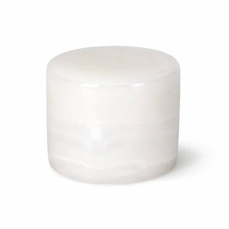 Natural Stone Touch Night Light, White Natural Stone Touch Night Light, White — main view on white