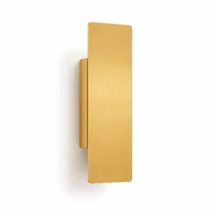 Slim Gold Up and Down LED Wall Light, 6W — main view on white