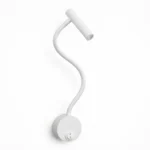 White Flexible LED Reading Wall Light, 3W — main view on white