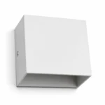 White Up and Down LED Wall Light, 6W — main view on white