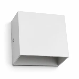 White Up and Down LED Wall Light, 6W — main view on white