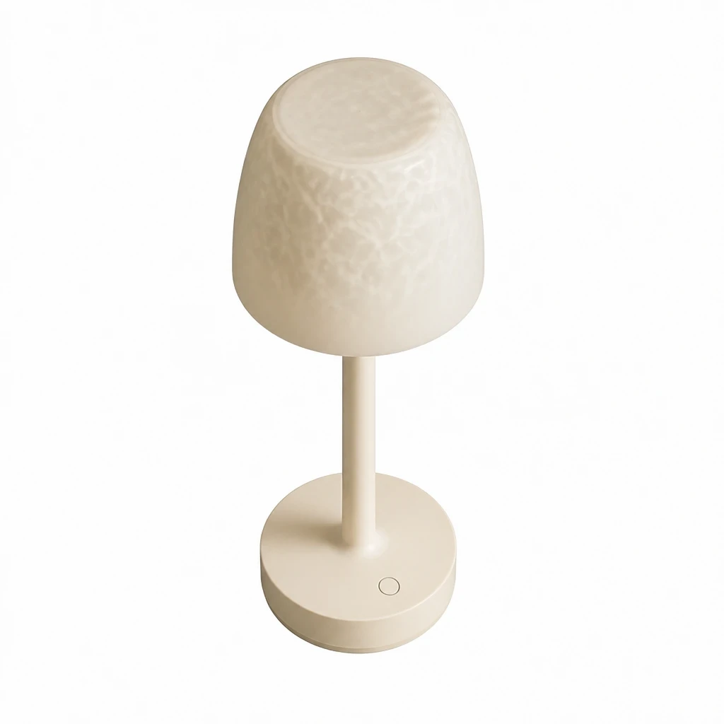 Rechargeable 16-Color Ripple Projection Table Lamp — Distinct alternate studio view on white