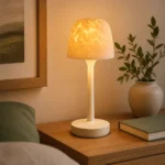 Rechargeable 16-Color Ripple Projection Table Lamp — Interior lifestyle view
