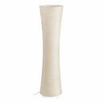 Rice Paper Column Floor Lamp with Remote — White-background main view