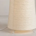 Rice Paper Column Floor Lamp with Remote — Material and construction detail