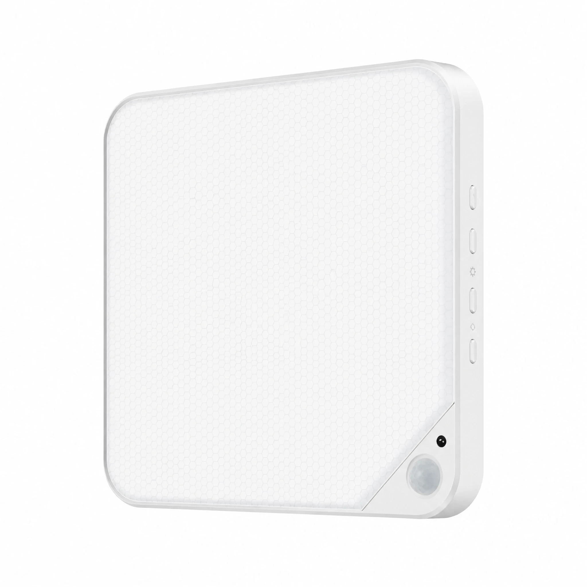 Square Rechargeable 6W Motion Sensor Ceiling Light — White-background main view Square Rechargeable 6W Motion Sensor Ceiling Light — White-background main view