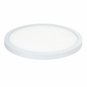 White 18W Ultra-Thin LED Ceiling Light, Warm White — White-background main view