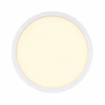 White 18W Ultra-Thin LED Ceiling Light, Warm White — Distinct alternate studio view on white