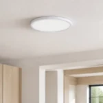 White 18W Ultra-Thin LED Ceiling Light, Warm White — Second interior view