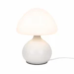 White Mushroom USB Table Lamp — White-background main view