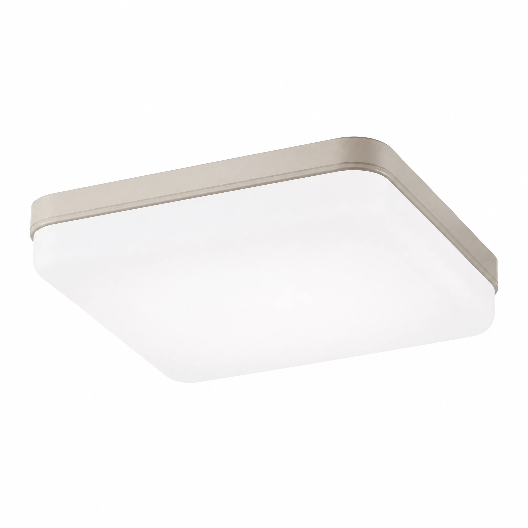 White Square 16W LED Ceiling Light, Warm White — White-background main view White Square 16W LED Ceiling Light, Warm White — White-background main view