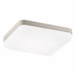 White Square 16W LED Ceiling Light, Warm White — White-background alternate angle