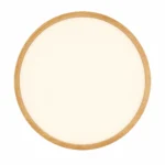 Wood-Grain 24W Slim LED Ceiling Light — White-background alternate angle