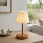 Wood-Grain Rechargeable LED Table Lamp — Second interior view