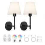 Battery Operated Wall Light, 2 Pack