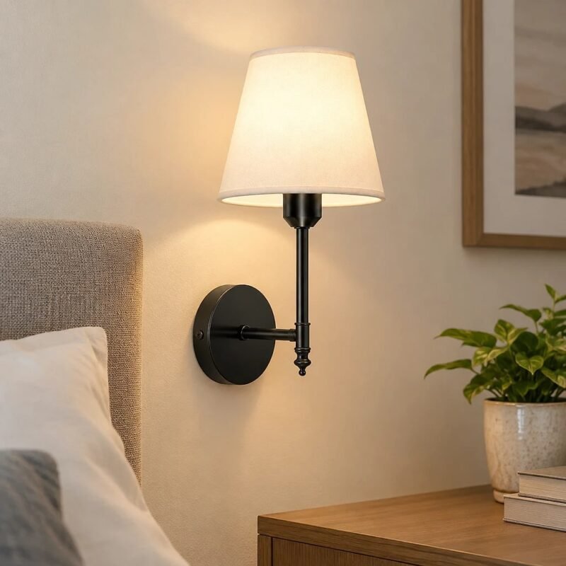 Battery Operated Wall Light, 2 Pack