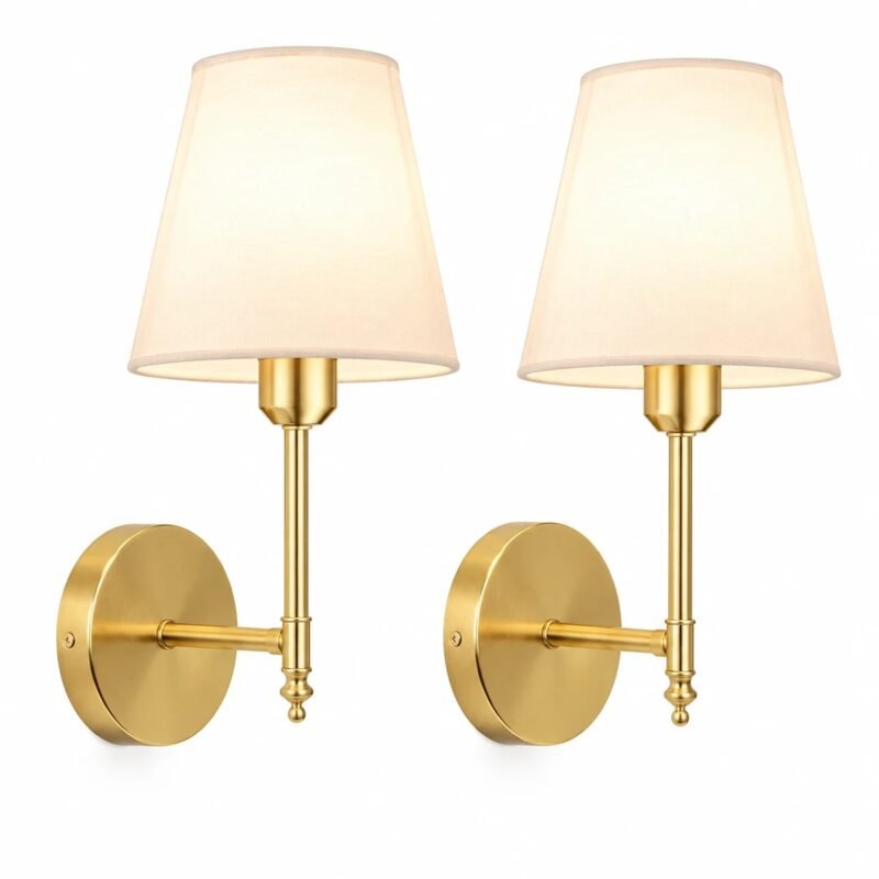 Battery Wall Sconce, Set of 2