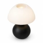 Black Mushroom Table Lamp, Three-Color