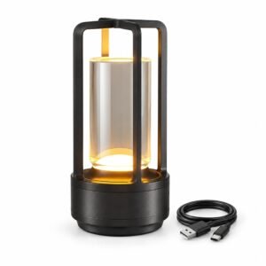 Cordless Desk Lamp, Black