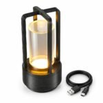 Cordless Desk Lamp, Black
