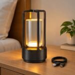 Cordless Desk Lamp, Black