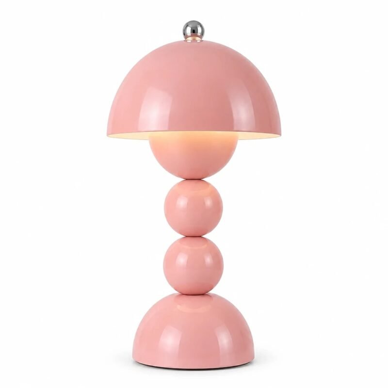 Cordless Desk Lamp, Pink