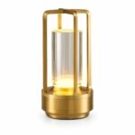 Cordless LED Table Lamp, Gold