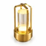 Cordless LED Table Lamp, Gold