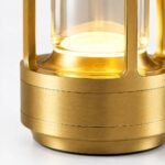 Cordless LED Table Lamp, Gold
