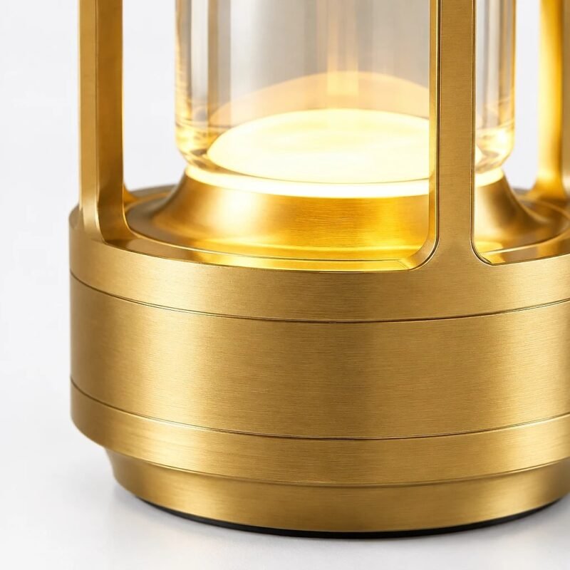 Cordless LED Table Lamp, Gold