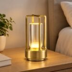 Cordless LED Table Lamp, Gold