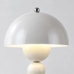 Desk Lamp, White Dome Shade