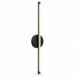LED Wall Lamp, 50 cm Black