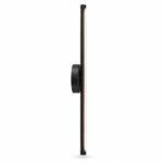 LED Wall Lamp, 50 cm Black