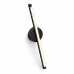 LED Wall Lamp, 50 cm Black